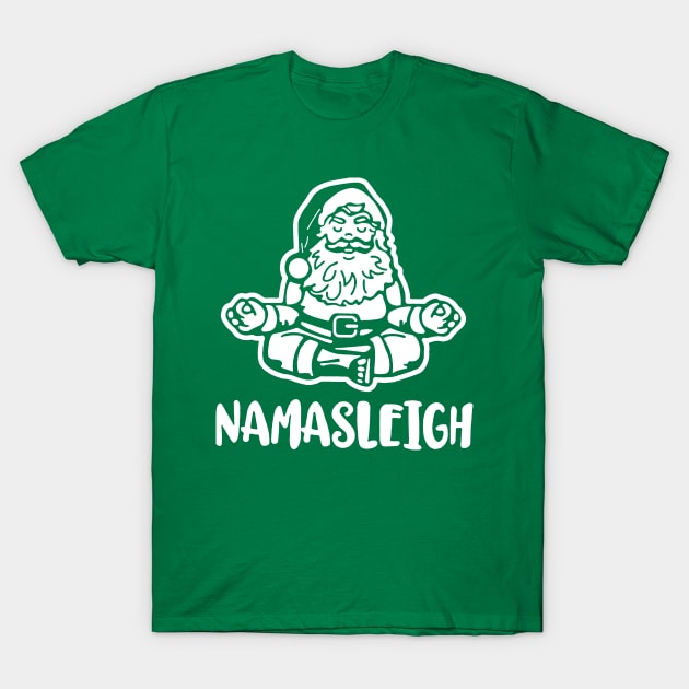 Christmas 2021 Gift Ideas Funny Namaste Santa Christmas T-Shirt by saugiohoc994